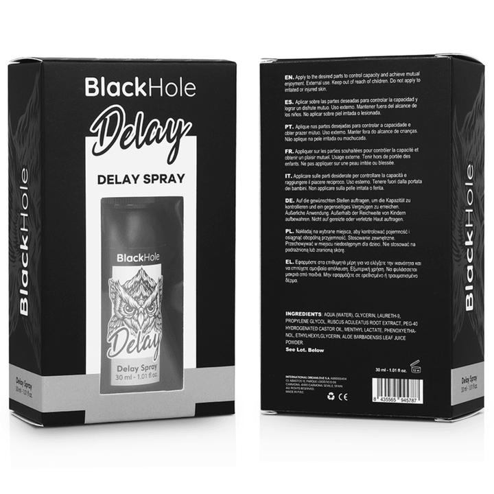 BLACK HOLE - DELAY SPRAY STUDY FORTE 30 ML - INTIM SPACE Online Sexshop