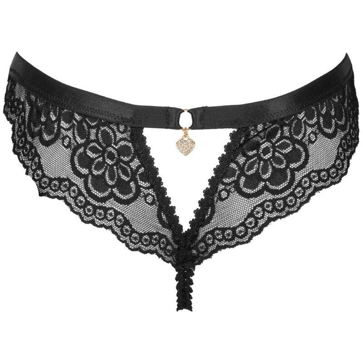 LIVCO CORSETTI FASHION - OKSURIN PANTY SCHWARZ MIT SCHRITTFREIEN RMELN - INTIM SPACE Online Sexshop