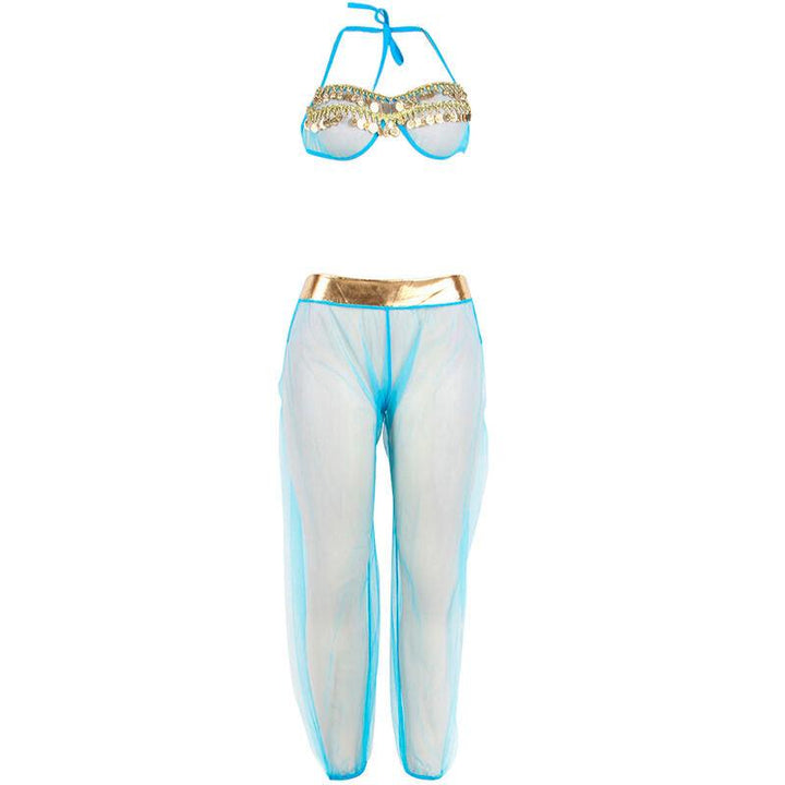 SUBBLIME - INDIEN-STIL BLAUES DESSOUS-SET L/XL - INTIM SPACE Online Sexshop