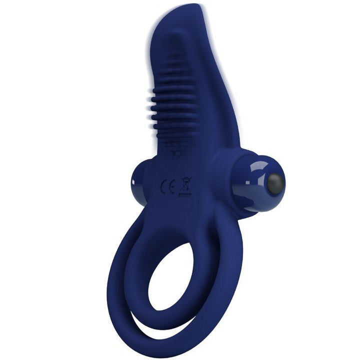 PRETTY LOVE - BRONSON DOPPELRING MIT VIBRATION BLAU - INTIM SPACE Online Sexshop