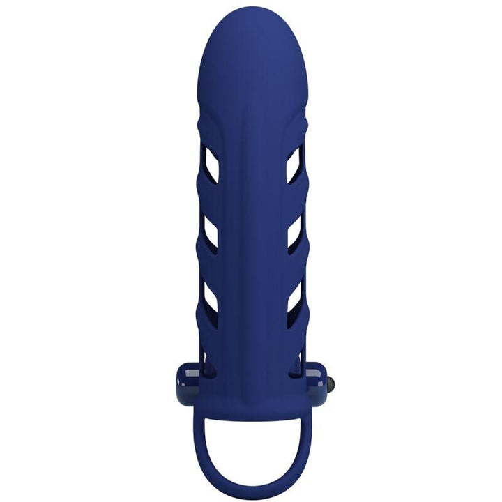 PRETTY LOVE - ALTAF VIBRATORRING MIT SILIKONHÜLLE BLAU - INTIM SPACE Online Sexshop