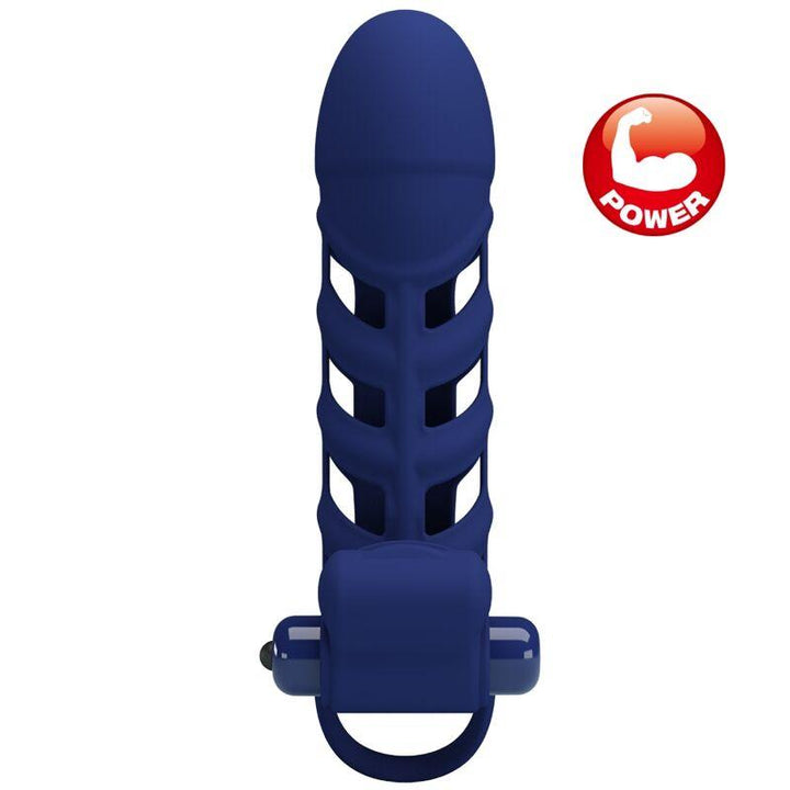 PRETTY LOVE - ALTAF VIBRATORRING MIT SILIKONHÜLLE BLAU - INTIM SPACE Online Sexshop