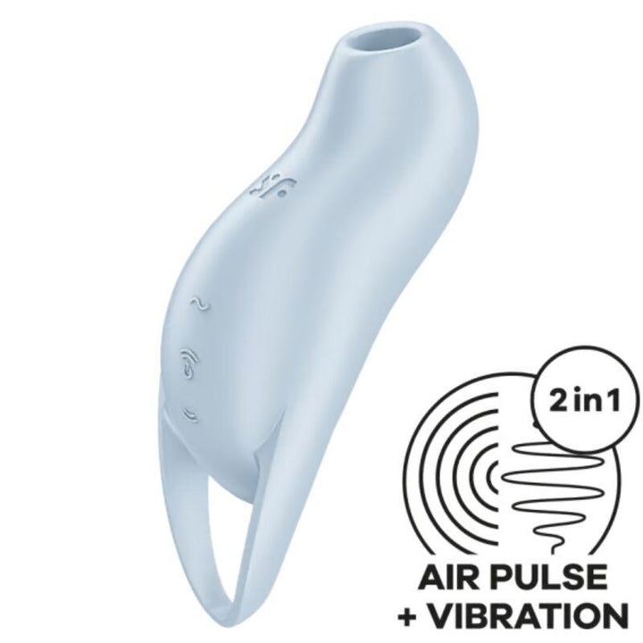 SATISFYER - POCKET PRO - KLITORIS-STIMULATOR HELLBLAU - INTIM SPACE Online Sexshop