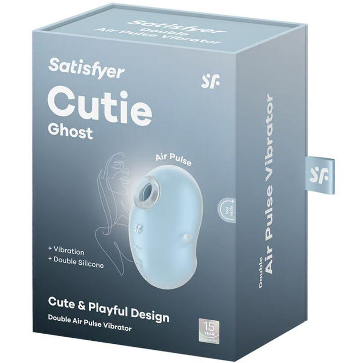 SATISFYER - CUTIE GHOST AUFLEGEVIBRATOR HELLBLAU - INTIM SPACE Online Sexshop