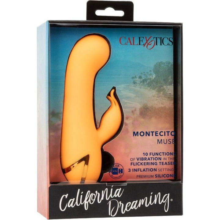 CALEXOTICS - MONTECITO MUSE VIBRATOR RABBIT ORANGE VON CALIFORNIA DREAMING - INTIM SPACE Online Sexshop