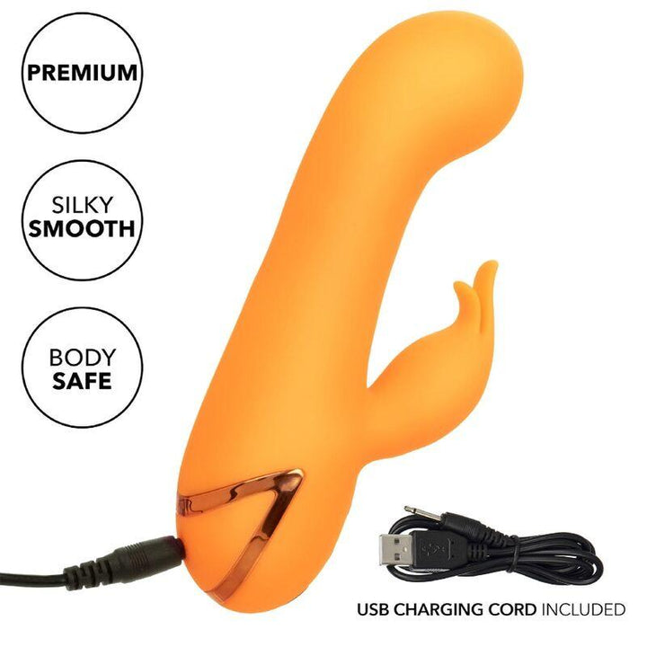 CALEXOTICS - MONTECITO MUSE VIBRATOR RABBIT ORANGE VON CALIFORNIA DREAMING - INTIM SPACE Online Sexshop