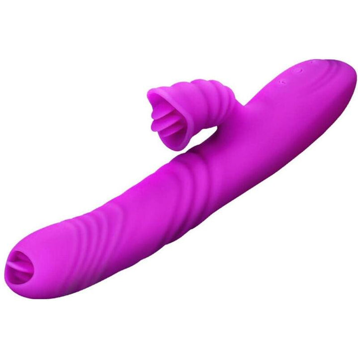 ARMONY - ANGELIA MULTIFUNKTIONSVIBRATOR DOPPELZUNGE VIOLETTER WRMEEFFEKT - INTIM SPACE Online Sexshop