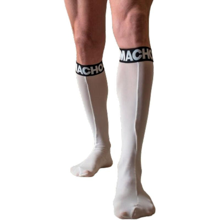 MACHO - DÜNNE SOCKEN EINHEITSGRÖSSE WEISS - INTIM SPACE Online Sexshop