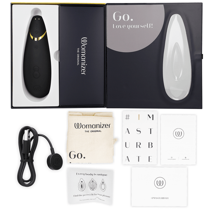 WOMANIZER - PREMIUM - KLITORALSTIMULATOR SCHWARZ - INTIM SPACE Online Sexshop