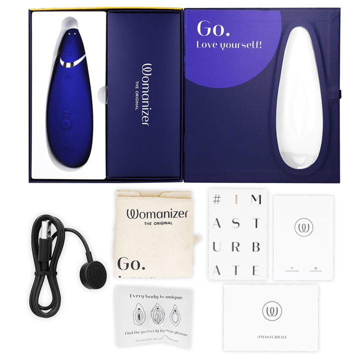 WOMANIZER - PREMIUM - KLITORALSTIMULATOR BLAUBEERE - INTIM SPACE Online Sexshop