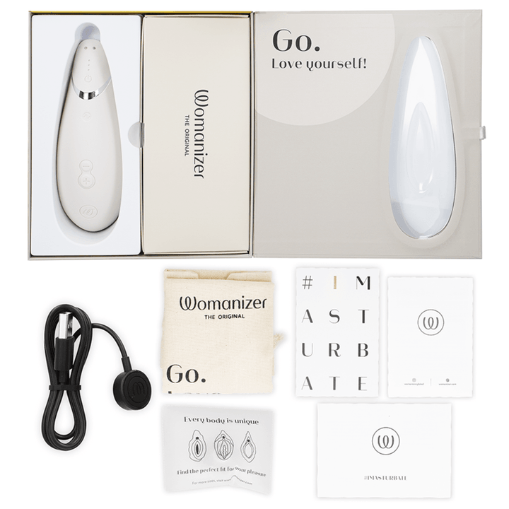 WOMANIZER - PREMIUM - KLITORALSTIMULATOR WARMGRAU - INTIM SPACE Online Sexshop