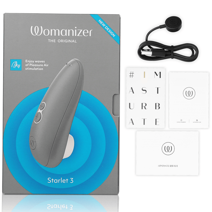 WOMANIZER - STARLET - KLITORALSTIMULATOR GRAU - INTIM SPACE Online Sexshop