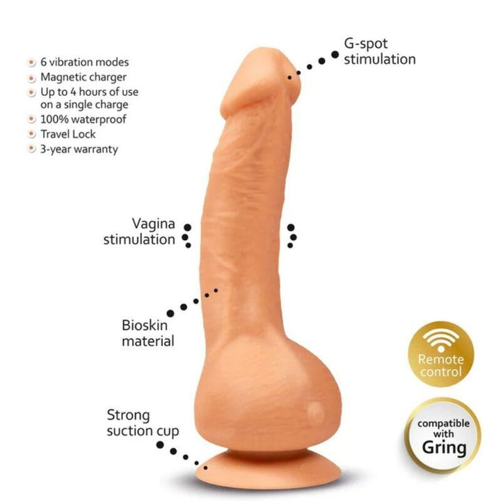 G-VIBE - GREAL - REALISTISCHER VIBRATOR NATÜRLICH - INTIM SPACE Online Sexshop