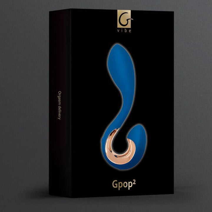 G-VIBE - GPOP - G- UND P-PUNKT-VIBRATOR INDIGOBLAU - INTIM SPACE Online Sexshop