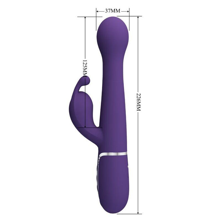 PRETTY LOVE - DEJON RABBIT VIBRATOR - IN - MULTIFUNKTIONS-LILA - INTIM SPACE Online Sexshop