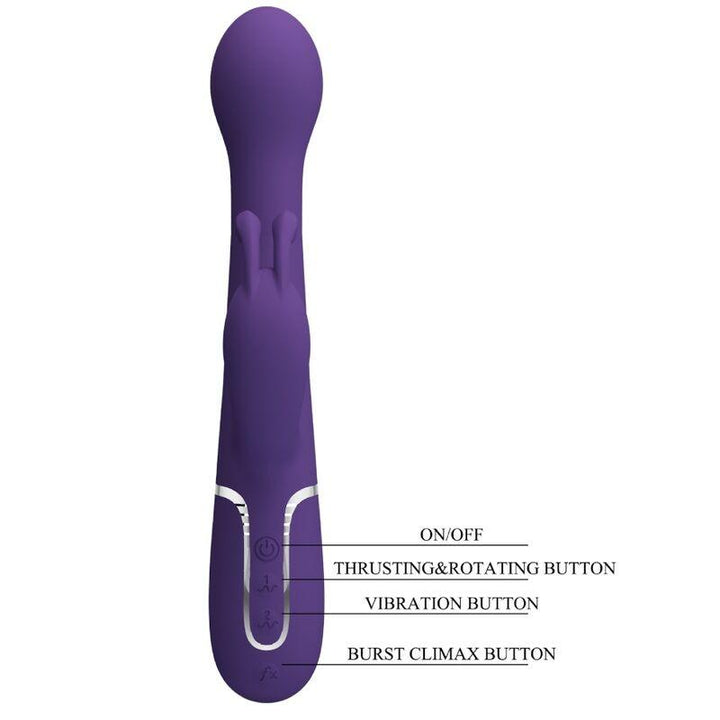 PRETTY LOVE - DEJON RABBIT VIBRATOR - IN - MULTIFUNKTIONS-LILA - INTIM SPACE Online Sexshop