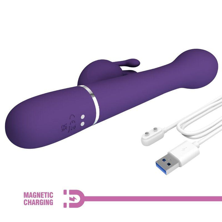 PRETTY LOVE - DEJON RABBIT VIBRATOR - IN - MULTIFUNKTIONS-LILA - INTIM SPACE Online Sexshop