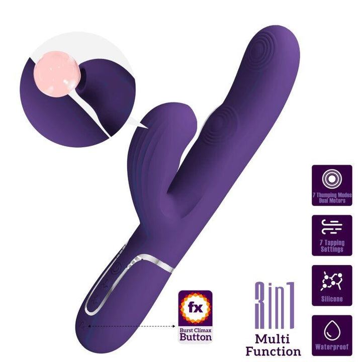 PRETTY LOVE - PERLITA G-SPOT VIBRATOR - IN - MULTIFUNKTIONS-LILA - INTIM SPACE Online Sexshop