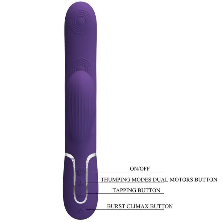 PRETTY LOVE - PERLITA G-SPOT VIBRATOR - IN - MULTIFUNKTIONS-LILA - INTIM SPACE Online Sexshop