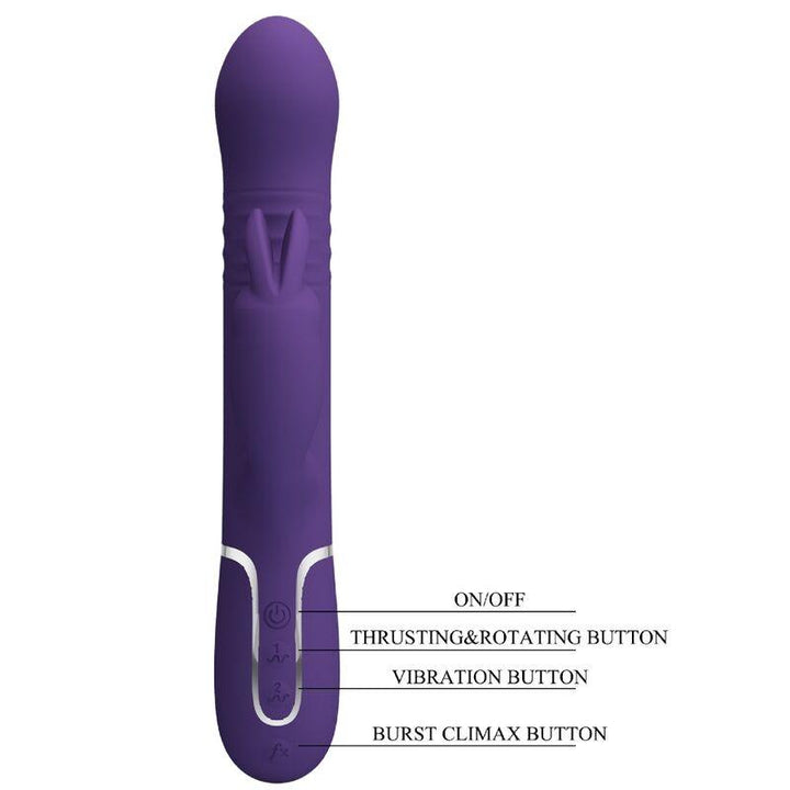 PRETTY LOVE - COALE RABBIT VIBRATOR - IN - LILA - INTIM SPACE Online Sexshop