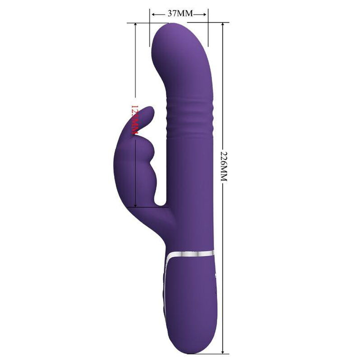 PRETTY LOVE - COALE RABBIT VIBRATOR - IN - LILA - INTIM SPACE Online Sexshop