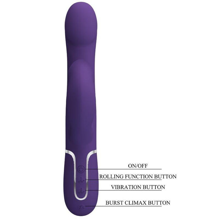 PRETTY LOVE - ZALIN RABBIT VIBRATOR PERLEN - IN - LILA - INTIM SPACE Online Sexshop