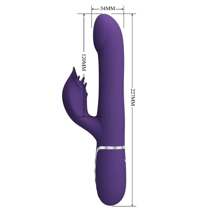 PRETTY LOVE - ZALIN RABBIT VIBRATOR PERLEN - IN - LILA - INTIM SPACE Online Sexshop