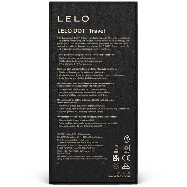 LELO - DOT TRAVEL KLITORIS-STIMULATOR ROSA - INTIM SPACE Online Sexshop