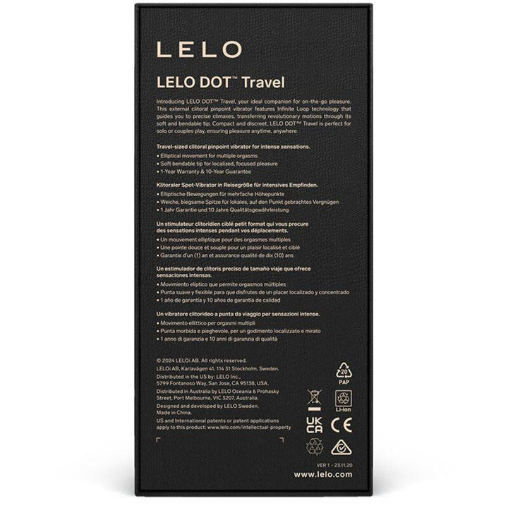 LELO - DOT TRAVEL KLITORIS-STIMULATOR LILA - INTIM SPACE Online Sexshop