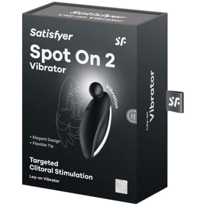 SATISFYER - SPOT ON - AUFLEGEVIBRATOR SCHWARZ - INTIM SPACE Online Sexshop