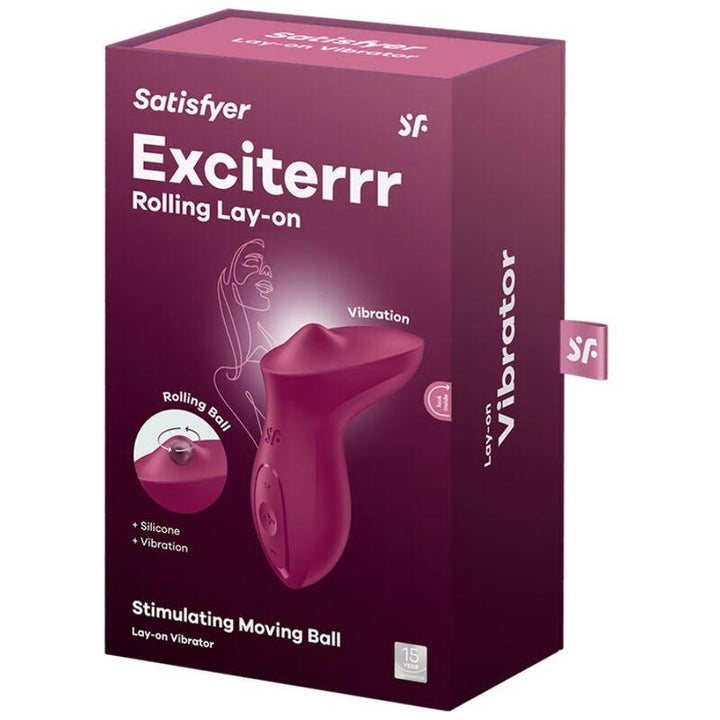 SATISFYER - EXCITERRR AUFLEGBARER KLITORIS-BEERENVIBRATOR - INTIM SPACE Online Sexshop