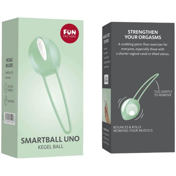 FUN FACTORY - SMARTBALL UNO BECKENBALL WEISS - PISTAZIENGRÜN - INTIM SPACE Online Sexshop