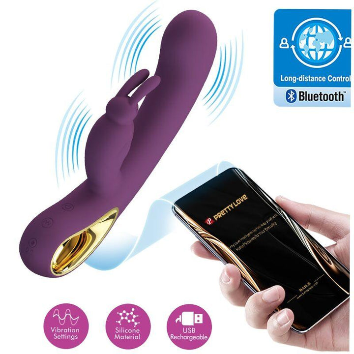 PRETTY LOVE - LIAM KANINCHEN VIBRATOR UND G-PUNKT-STIMULATOR LILA - INTIM SPACE Online Sexshop