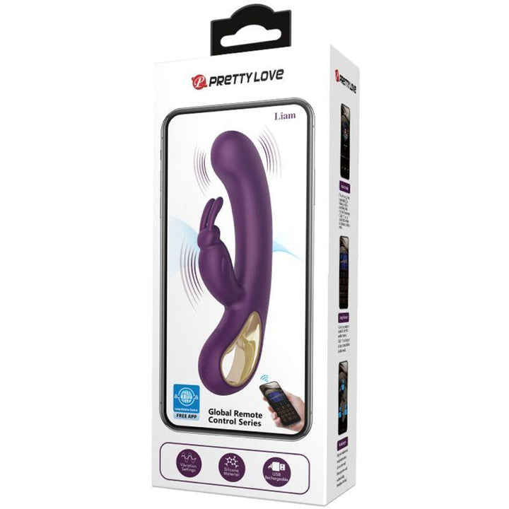 PRETTY LOVE - LIAM KANINCHEN VIBRATOR UND G-PUNKT-STIMULATOR LILA - INTIM SPACE Online Sexshop