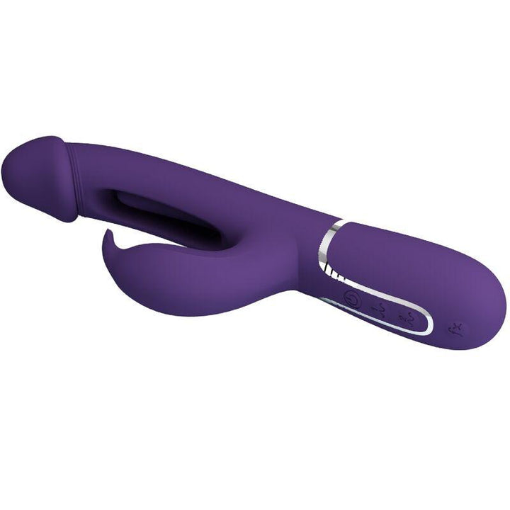 PRETTY LOVE - KAMPAS RABBIT - IN - MULTIFUNKTIONSVIBRATOR MIT ZUNGE VIOLETT - INTIM SPACE Online Sexshop