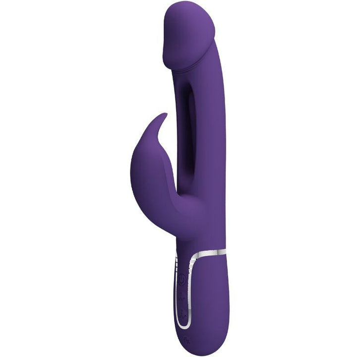 PRETTY LOVE - KAMPAS RABBIT - IN - MULTIFUNKTIONSVIBRATOR MIT ZUNGE VIOLETT - INTIM SPACE Online Sexshop