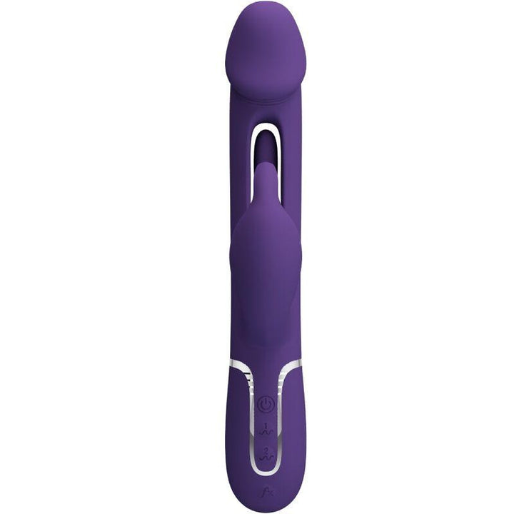 PRETTY LOVE - KAMPAS RABBIT - IN - MULTIFUNKTIONSVIBRATOR MIT ZUNGE VIOLETT - INTIM SPACE Online Sexshop