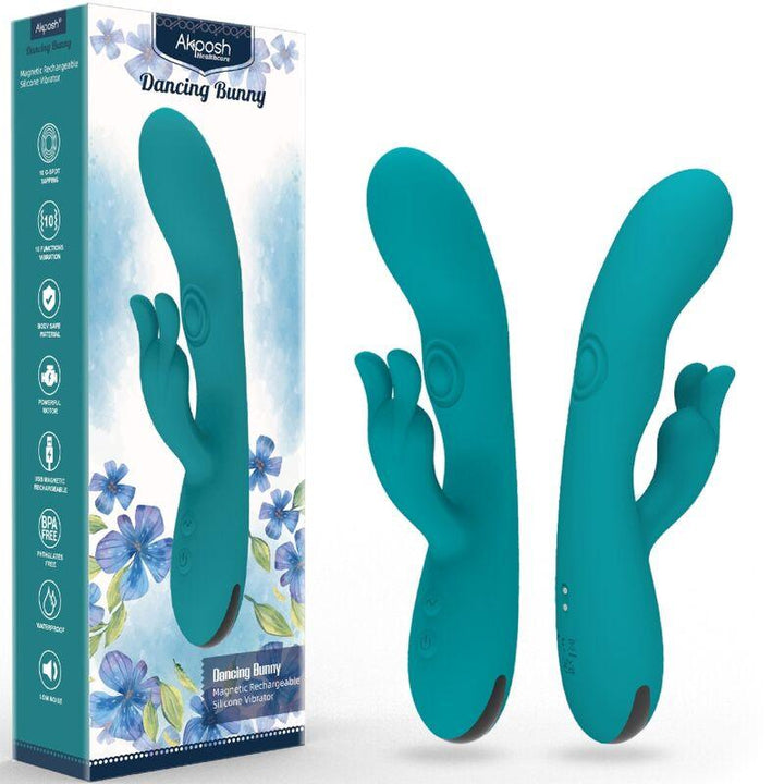 ARMONY - DANCING BUNNY VIBRATOR RABBIT 10 GESCHWINDIGKEITEN GRÜN - INTIM SPACE Online Sexshop