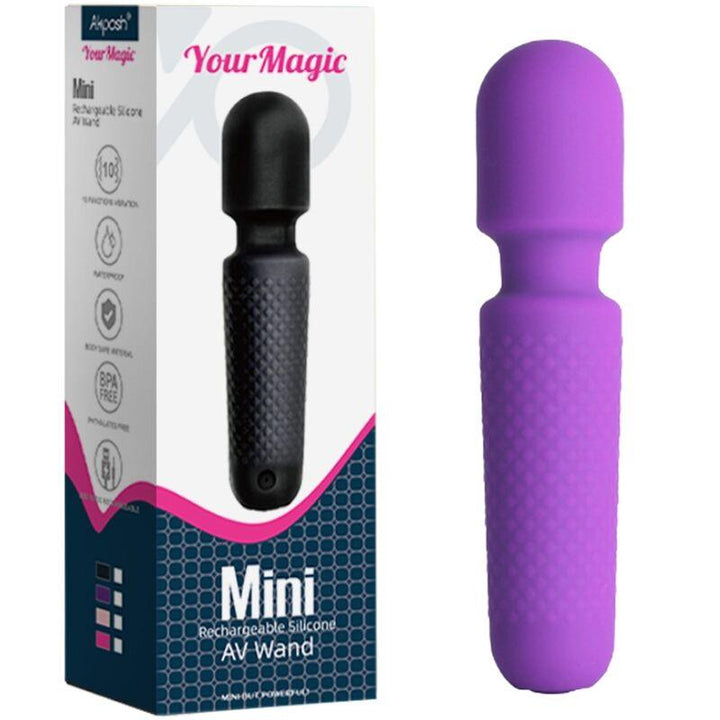 ARMONY - YOUR MAGIC MASSAGER - VIBRATOR WIEDERAUFLADBAR 10 VIBRATIONEN STAB PUNKTE LILA - INTIM SPACE Online Sexshop