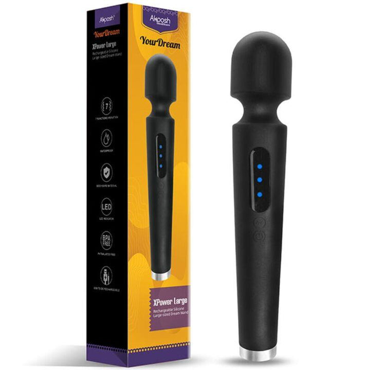 ARMONY - X POWER GROSSER MASSAGER - VIBRATOR - VIBRATIONEN SCHWARZ - INTIM SPACE Online Sexshop