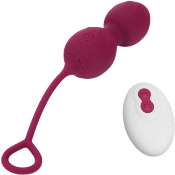 ARMONY - BLOSSOMS VAGINAL HANTEL VIBRATION FERNBEDIENUNG 10 VIBRATIONEN DUNKELROT - INTIM SPACE Online Sexshop