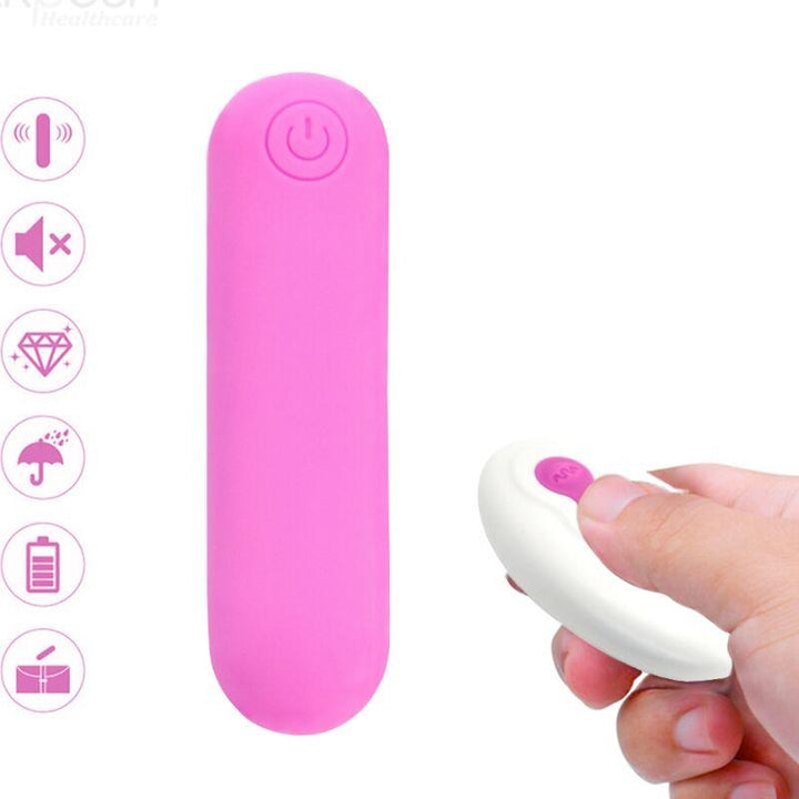 ARMONY - SPLASH JOLINE VIBRATOR BULLET SILIKON FERNBEDIENUNG 10 VIBRATIONEN 65 - 15 CM ROSA - INTIM SPACE Online Sexshop