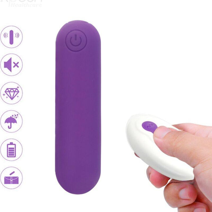 ARMONY - SPLASH JOLINE VIBRATOR BULLET SILIKON FERNBEDIENUNG 10 VIBRATIONEN 65 - 15 CM LILA - INTIM SPACE Online Sexshop