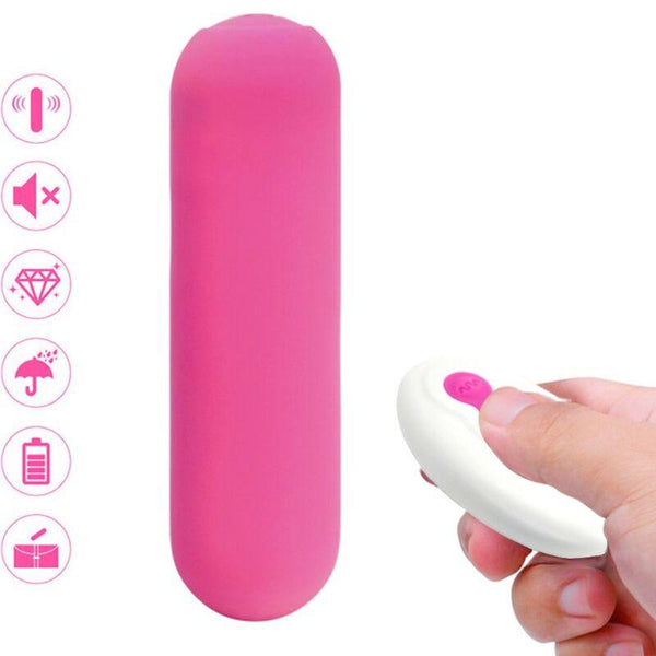 ARMONY - SPLASH JOIE VIBRATOR BULLET SILIKON FERNBEDIENUNG 10 VIBRATIONEN 75 - 19 CM ROSA - INTIM SPACE Online Sexshop