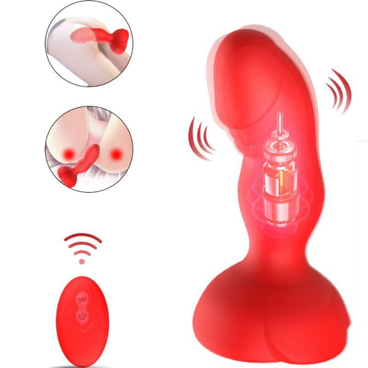 ARMONY - EXTREME - BLOOM ROSE VIBRATOR - ANALSTECKER FERNBEDIENUNG ROT - INTIM SPACE Online Sexshop