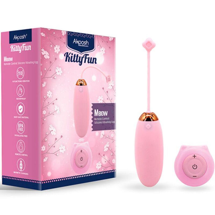 ARMONY - KITTY FUN EGG VIBRATOR FERNBEDIENUNG 10 VIBRATIONEN ROSA - INTIM SPACE Online Sexshop