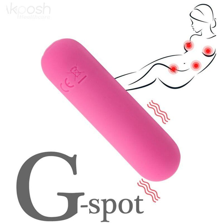 ARMONY - SPLASH HAHA VIBRATOR BULLET SILIKON 10 VIBRATIONEN 75 - 19 CM ROSA - INTIM SPACE Online Sexshop