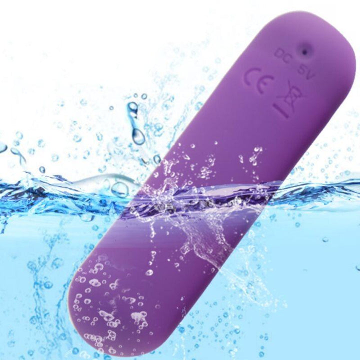 ARMONY - SPLASH JOIE VIBRATOR BULLET SILIKON FERNBEDIENUNG 10 VIBRATIONEN 75 - 19 CM LILA - INTIM SPACE Online Sexshop