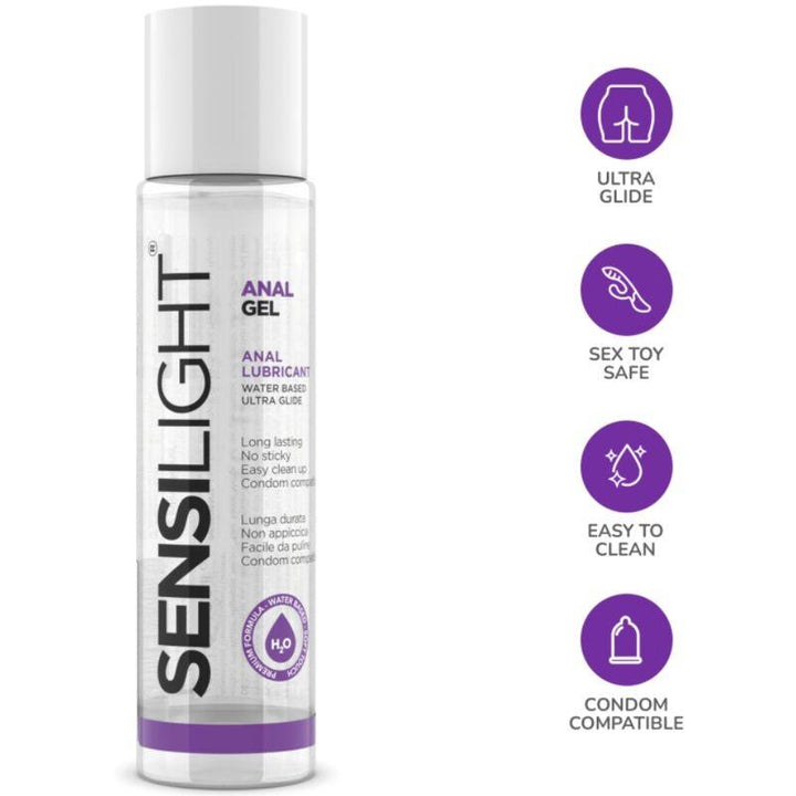 INTIMATELINE - SENSILIGHT SLIDING ANAL GEL 60 ML - INTIM SPACE Online Sexshop