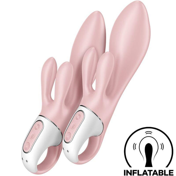 SATISFYER - AIR PUMP BUNNY - AUFBLASBARER KANINCHENVIBRATOR ROSA - INTIM SPACE Online Sexshop